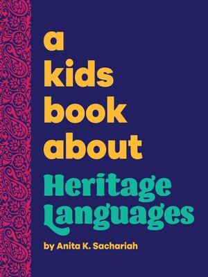 cover image of A Kids Book About Heritage Languages